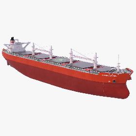 3D Bulk Carrier Vessel model